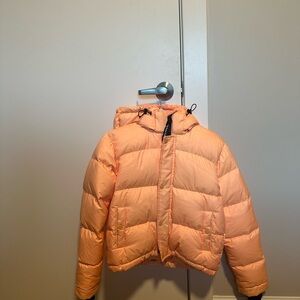 Orange Puffer Jacket